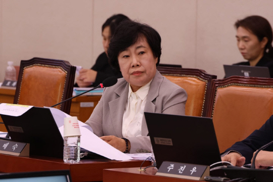 국회 법제사법위원회 소속 조배숙 국민의힘 의원.<조배숙 국회의원 페이스북 사진>